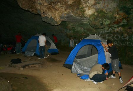 The campsite we stayed at in Kuala Lipis.