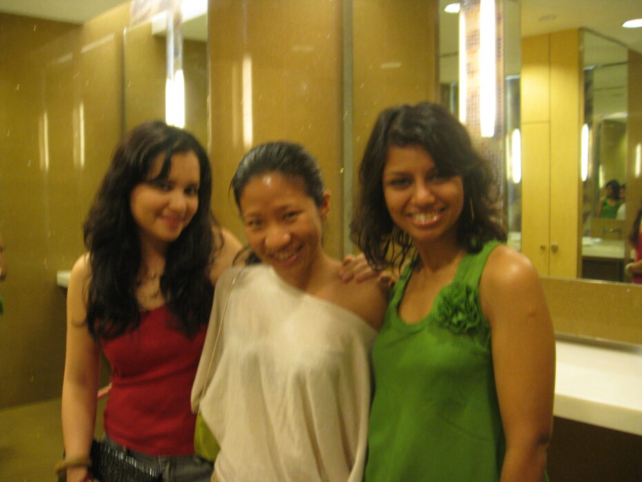 Me, Carol and Nadine in theme