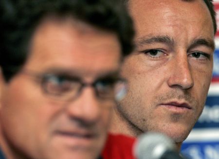 TERRY: "Strip me of the captaincy, eh? You'd better keep a good eye on yer wife, Fab."