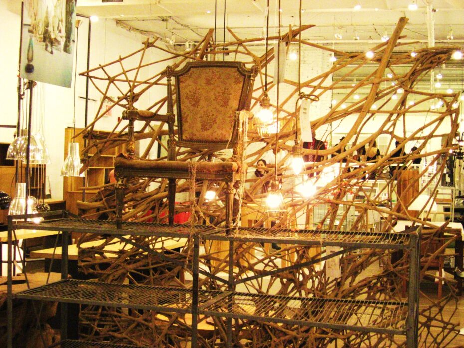 Backstage at the Erin Wasson show