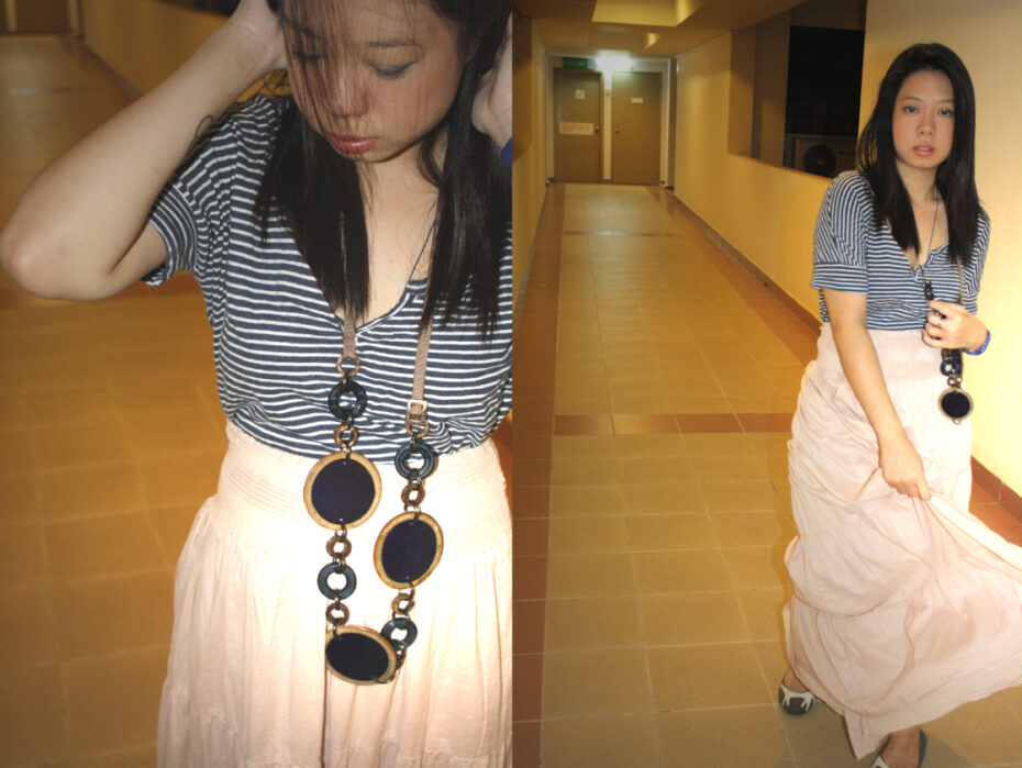 The skirt can be worn casually