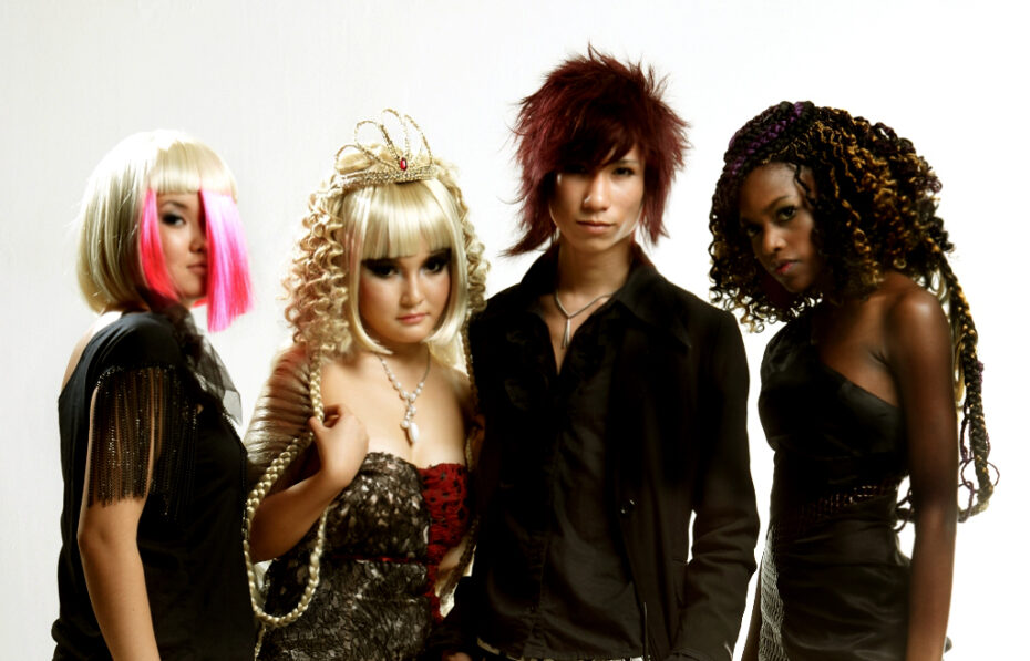 Muhammad Harith Haikal with his inventive designs