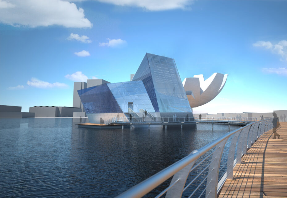 Crystal Pavilion (artist's impression- its not finished yet)