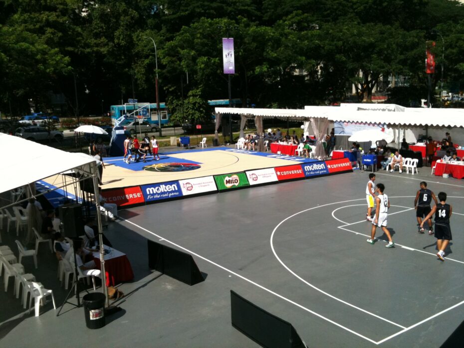 The outside area of 'Scape'.