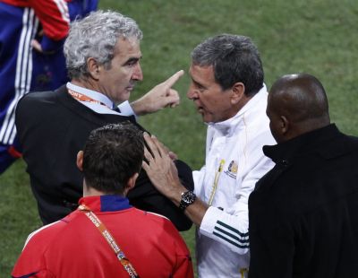 I think this handshake snub is almost as famous as John Terry's now. That one made much more sense, though.