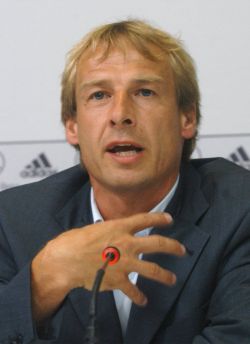 The legendary Germany striker (and coach later on) made a dramatic return to Spurs mid-way through a season where they were facing relegation.