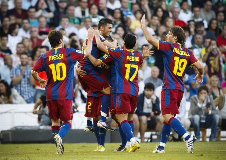 Barcelona also play with a lot of short players, but then again, they're Barcelona. And they have Lionel Messi.