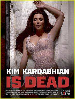 Kim is digitally dead today.