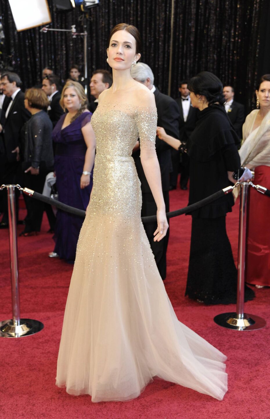 Mandy Moore in Monique Lhuillier