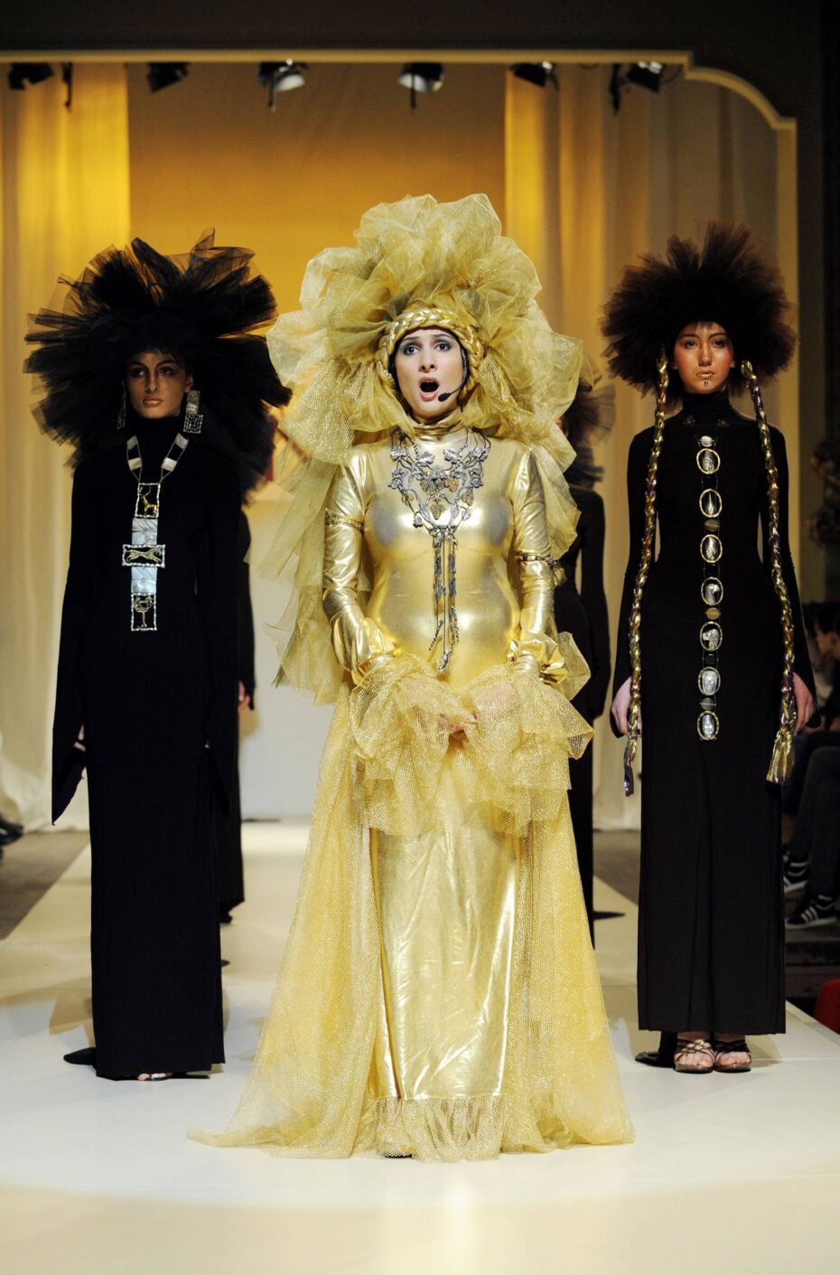 Creations by Armenian designer Nur during the Georgian Fashion Week in Tbilisi.