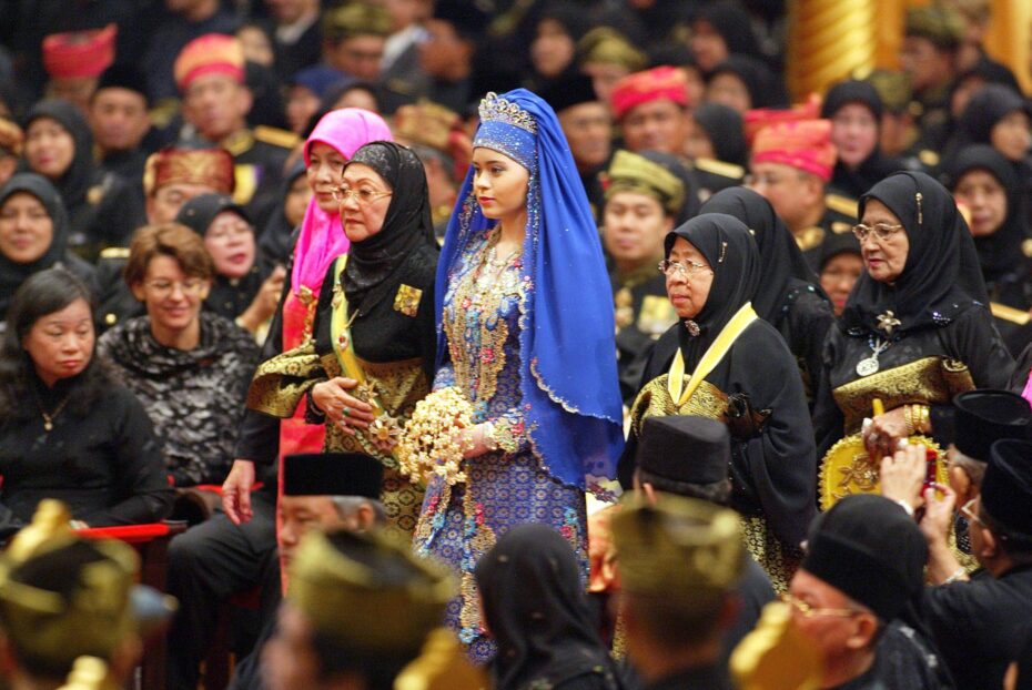 Here is Princess Sarah during her wedding ceremony