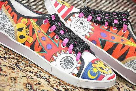 The pair Ash designed for national bowler Shalin Zulkifli