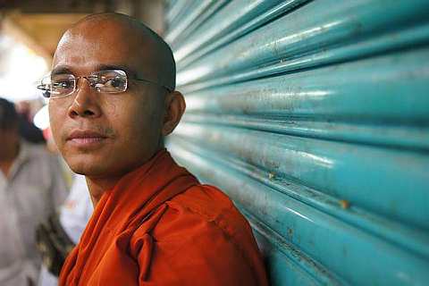 One of the writer's pictures in its original colour form (top), and the same one which has been transformed into black and white to give it a more "arty" look.