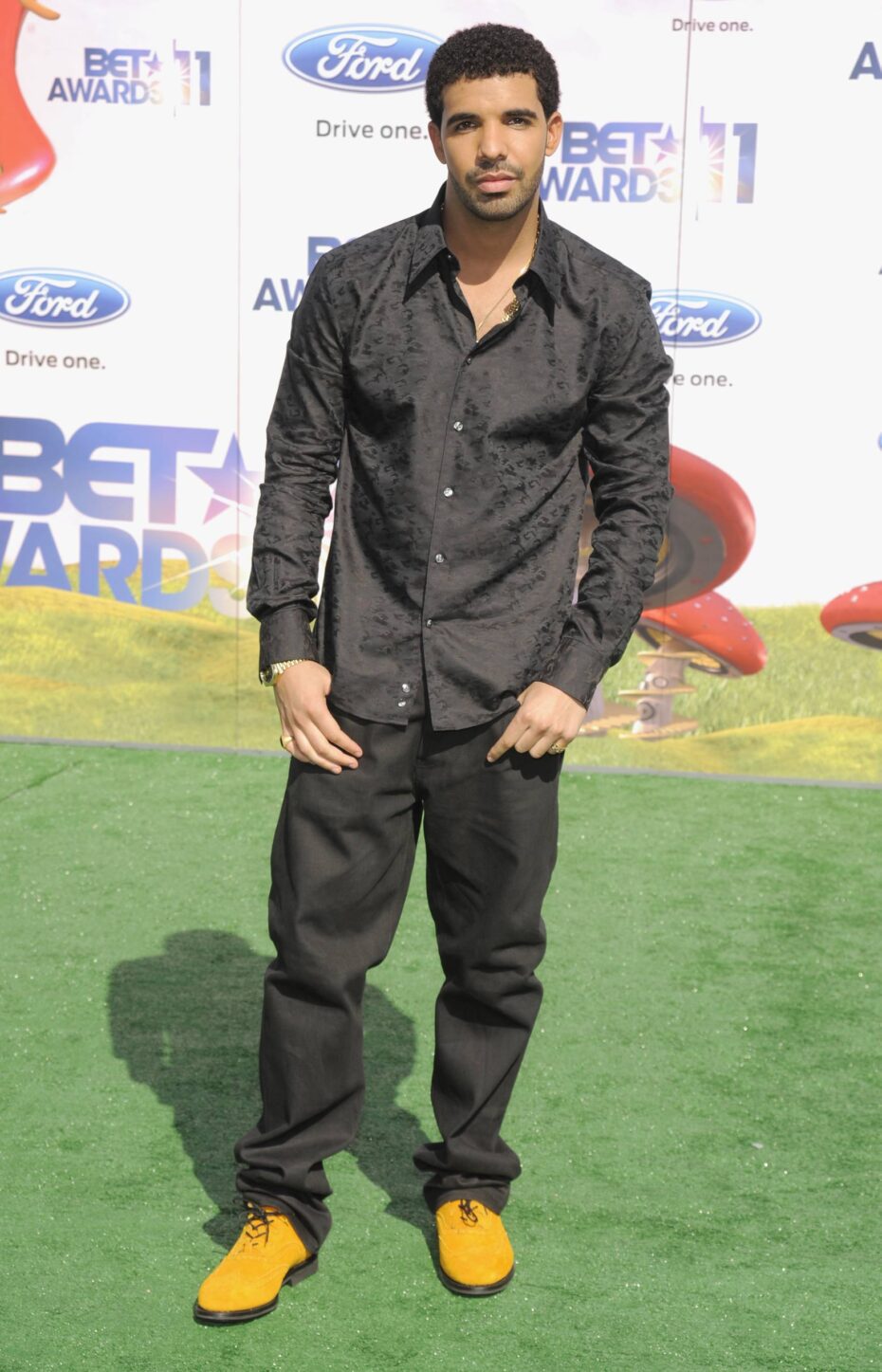 I had to add this in because of Drake's shoes. Loves it!