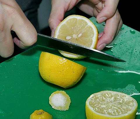 Lemons are good for your nails, and elbows!