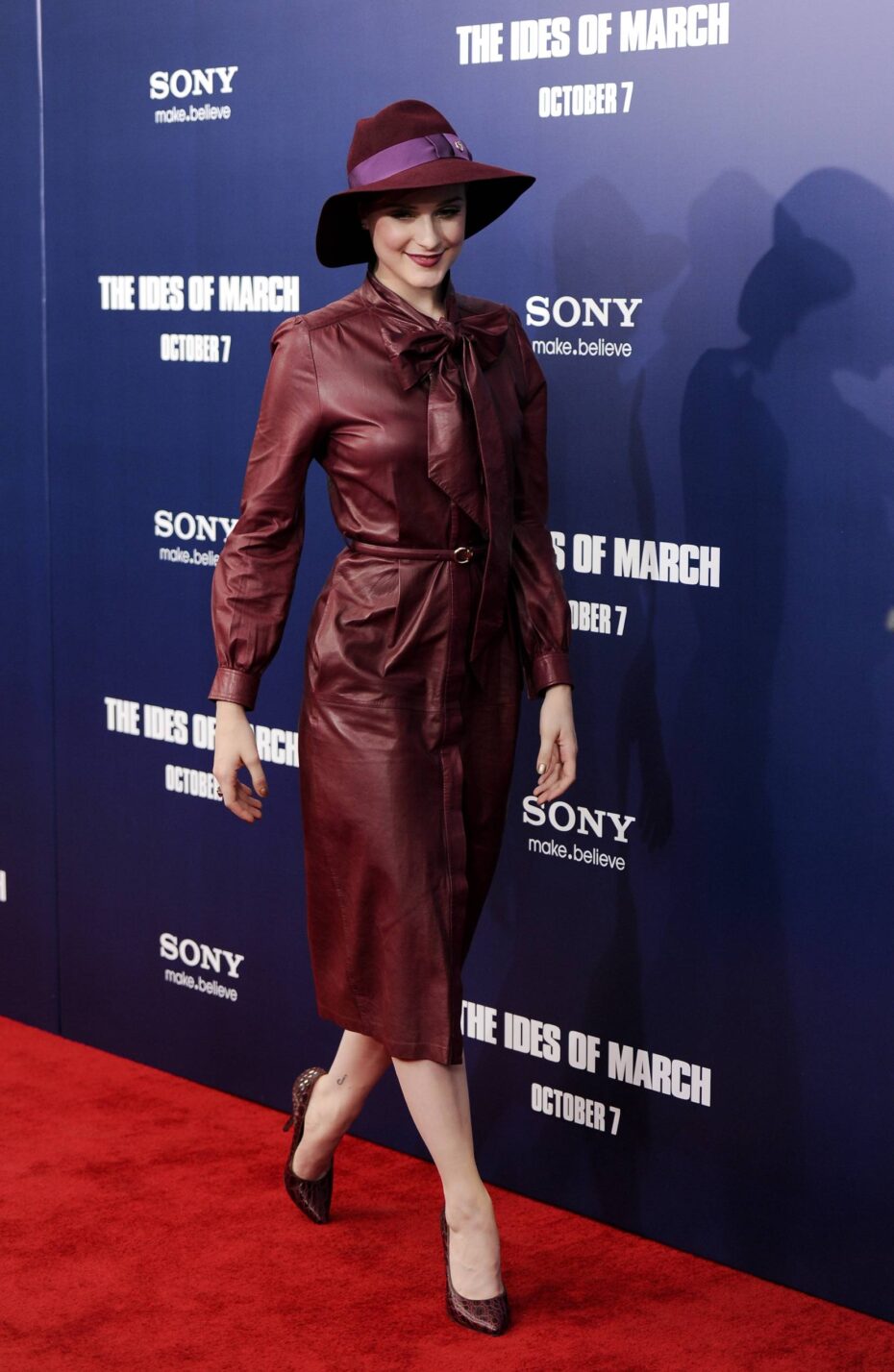 Evan Rachel Wood at the premiere of "Ides of March" in New York