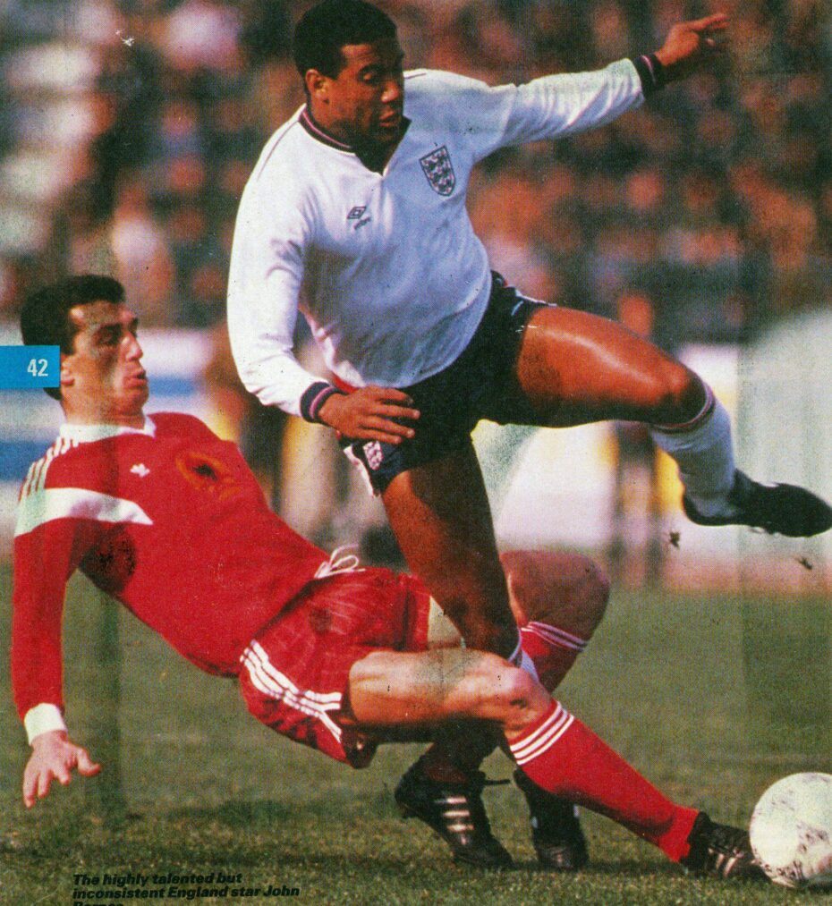 Liverpool legend John Barnes, who played under Dalglish, had bananas thrown at him from the terraces.