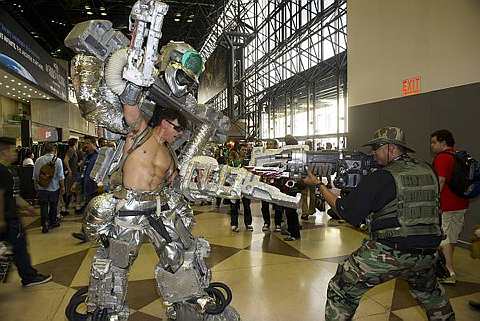 comiccon Devotees at Comic Con New York