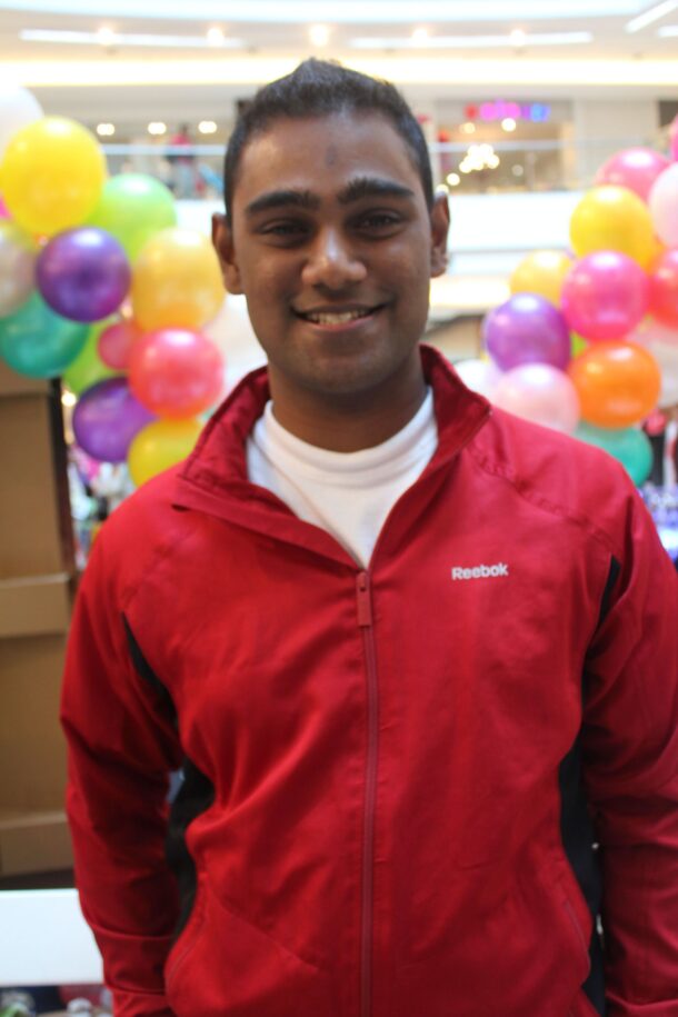 Sarenraj Rajendran, 21 “I’d be working as a salesperson at an electronics store.”