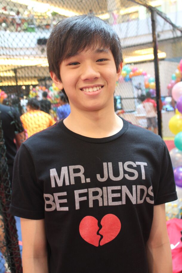 Ooi Yew Joon, 16 “I’ll be watching lots of tv at home and maybe some casual reading. I like horror and crime genres.”