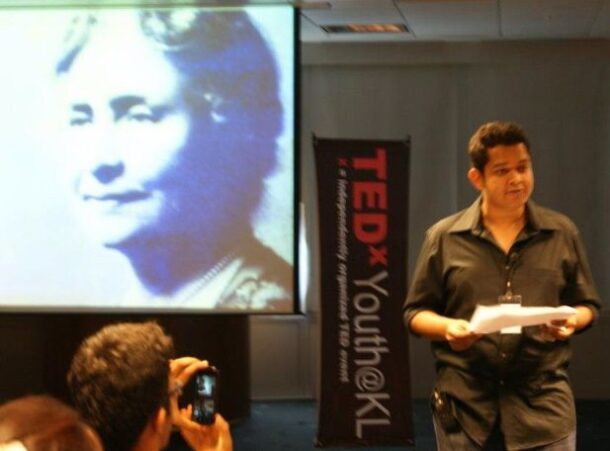 Keeran Sivarajah at the TEDX Youth @KL
