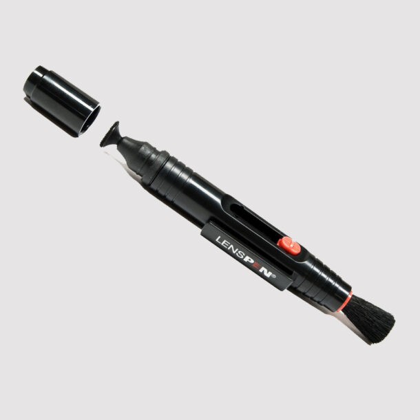 A lenspen is all you need to wipe off that stubborn fingerprint, water stain or dust without scratching the front and back element of your lenses and filter.