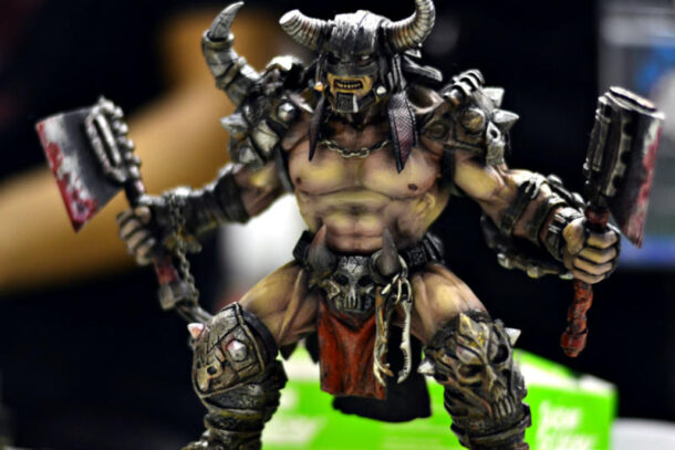 One of the many figurines on display at the Comic Fiesta 2011 in Kuala Lumpur.