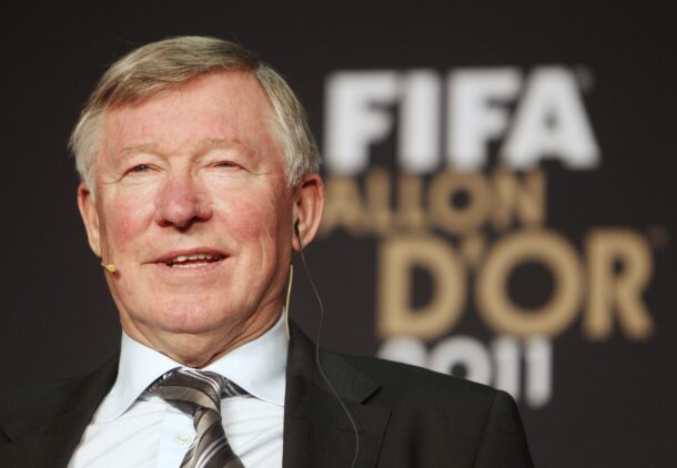 Alex Ferguson Alex Ferguson looked to be in a better mood as he received the Presidential Award at the FIFA Ballon d'Or awards ceremony, but he didn't look thrilled after beating City.