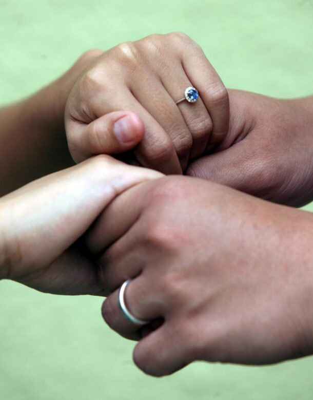 Divorce rates among younger people are going up, but some still want the 'Happily ever after'.