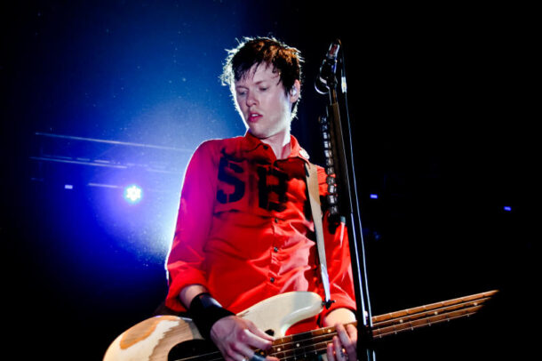 cone Bassist Cone McCaslin indulged in thrilling certain audience members by bringing them up on stage.