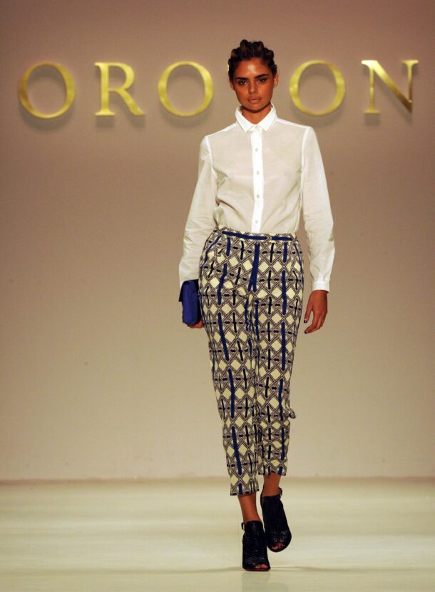 Give printed trousers a chance