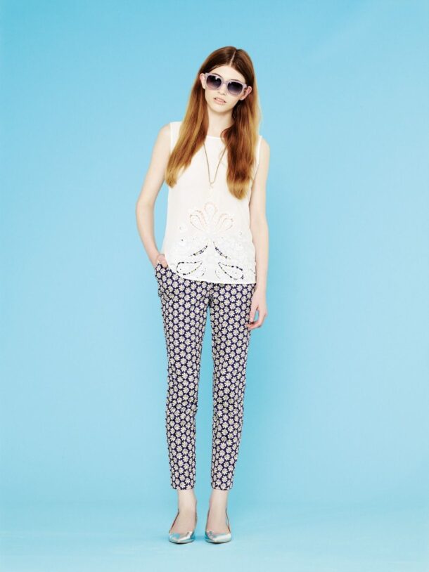 Print trousers and funky shadesPlayful onesies are part of the rangePrints are all the rage