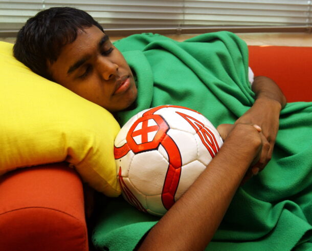 NEEURO 01 Eat, sleep, live football.