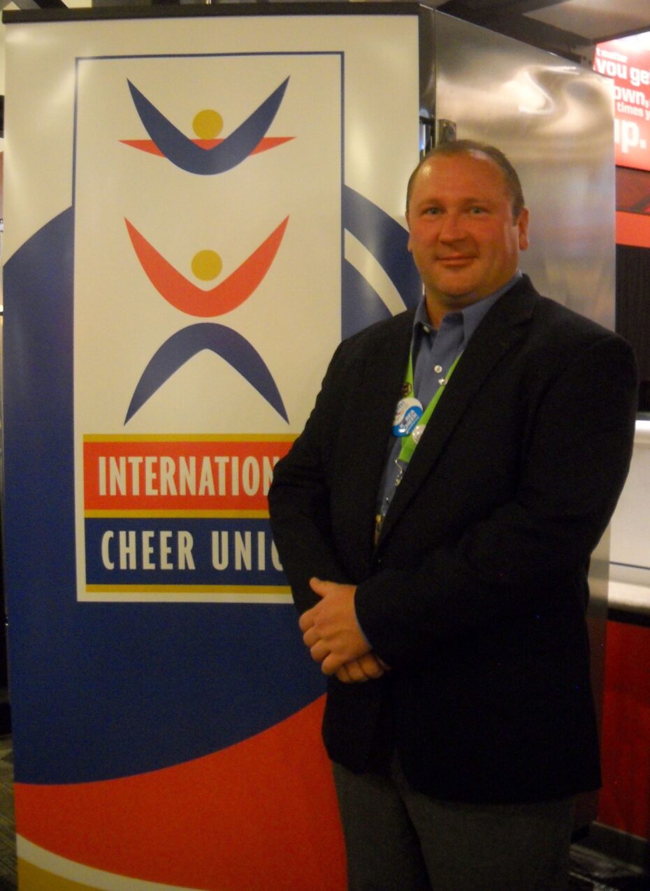 Clint Johnson is one of the judges for Cheer 2012.