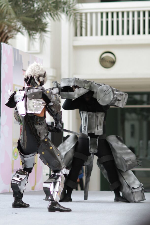 Cosplayers Tan Yee Gim (left) and Aaron Low (right) at the World Cosplay Summit Malaysia event in Straits Quay Marina Mall, Penang. Photo credit Dioz Teoh.