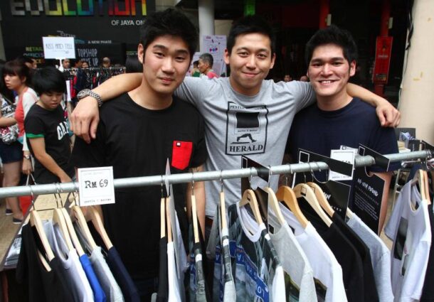 (From left) Arthur Loh, Hugh Koh, and Arnold Loh