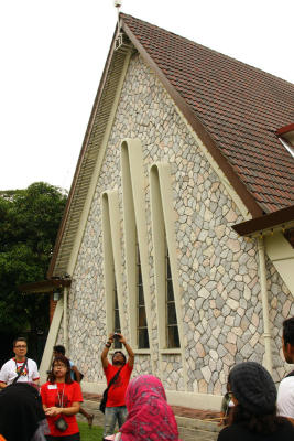 The Tamil Methodist Church was one of the stops for the day.