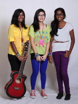 Avalanche's Malsa Shiyam, Nicole Ng Kylie and Kareshma Martin, are eager to perform an original and a cover for their slot at Urbanscapes.
