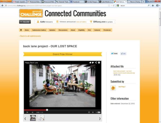The campaign video for 'Our Lost Space', which hopes to encourage people to do something with their neighbourhoods' back alleys.