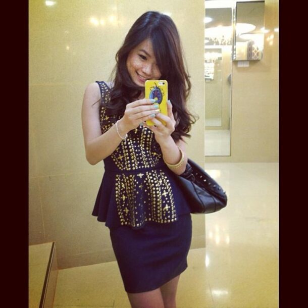 Charis enjoys posting up photo of her outfit just so she can plan on her coordinates for the day.