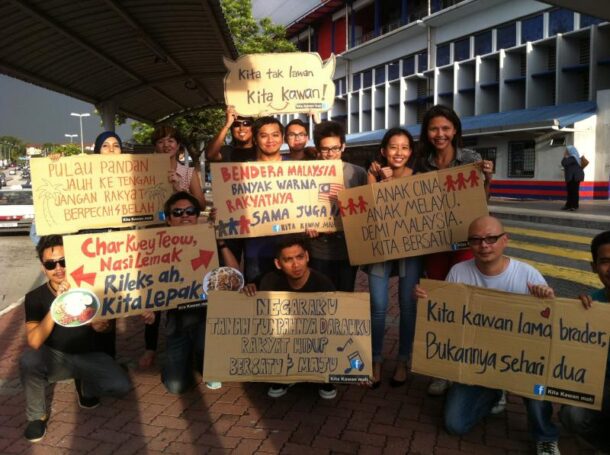 The group behind the Kita Kawan Mah campaign, which got over 10,000 'Likes' on Facebook after just two days.