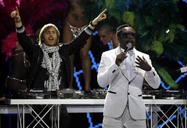 David Guetta (left) and will.i.am.