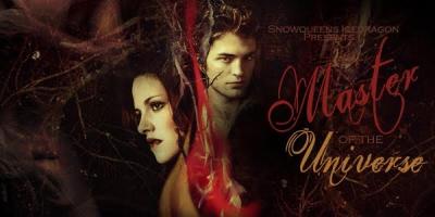 James wrote Twilight fanfic Master Of The Universe as Snowqueen's Icedragon.