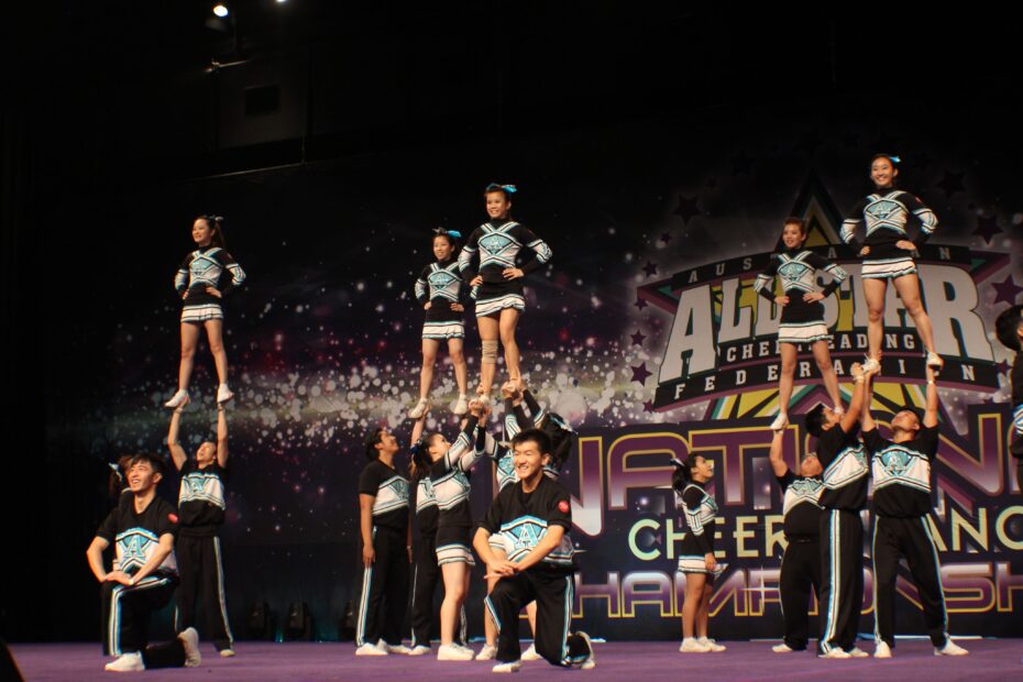 The Awesome All-Stars from Malaysia doing us proud with an excellent routine at the Australian All-Star Cheerleading Federation (AASCF) National Championship in Melbourne, Australia.