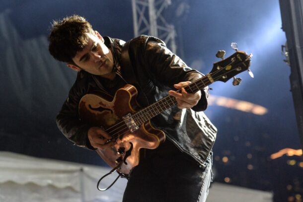 On top of singing, Robert Levon Been plays guitar, bass and piano for American rock band Black Rebel Motorcycle Club that headlined Day 1 of Clockenflap Festival.