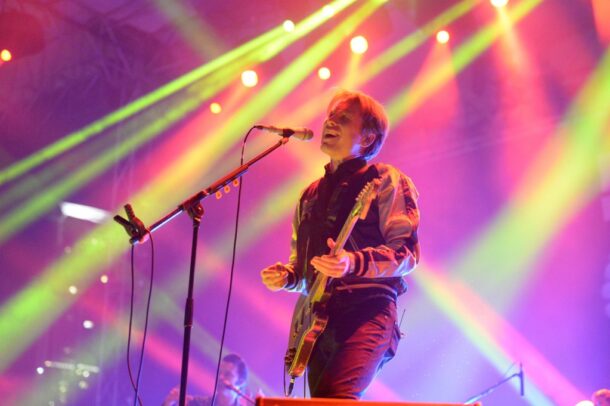 Alex Kapranos proved that even after twelve years of playing together, Franz Ferdinand still know how to rock out by performing an hour and a half long set on Day 2 at Clockenflap Festival.