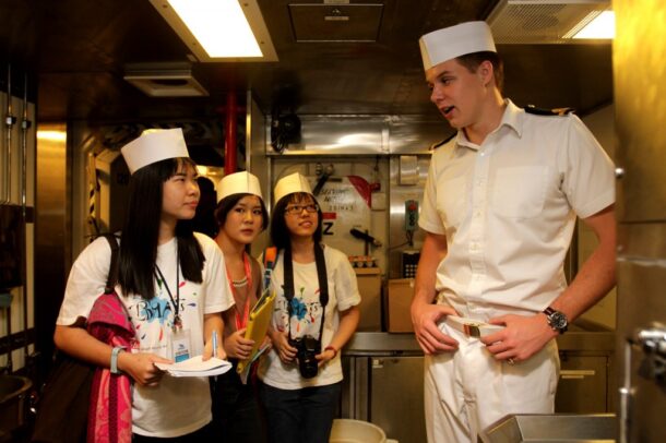 BRATs got the opportunity to visit the HMS Daring, UK's most advanced warship.