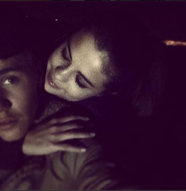 <br>Justin Bieber Instagram-ed a photo of him and Selena Gomez with the caption "Love the way you look at me."