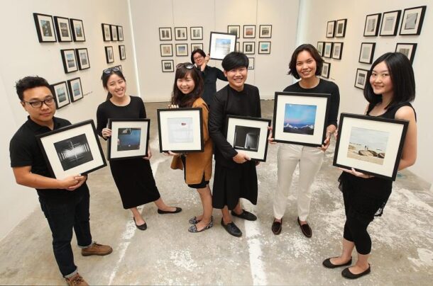 The mobile photographers who had their work showcased at the #ChasingSquares exhibit at d6, Sentul East, Kuala Lumpur.<br>From left: Sean Jesudasan, Trisha Toh, Koyuki Inagaki, Yin Tan, Joey Mah, Mai Fernandez and Lydia Tan.