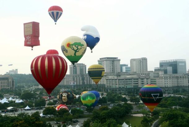 Even if you don't plan to take a ride in one of the balloons, you can still attend the event to take in the amazing views.